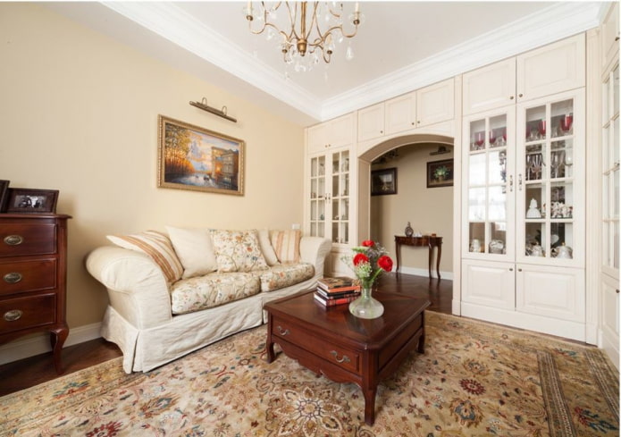 muebles de salón de estilo clásico