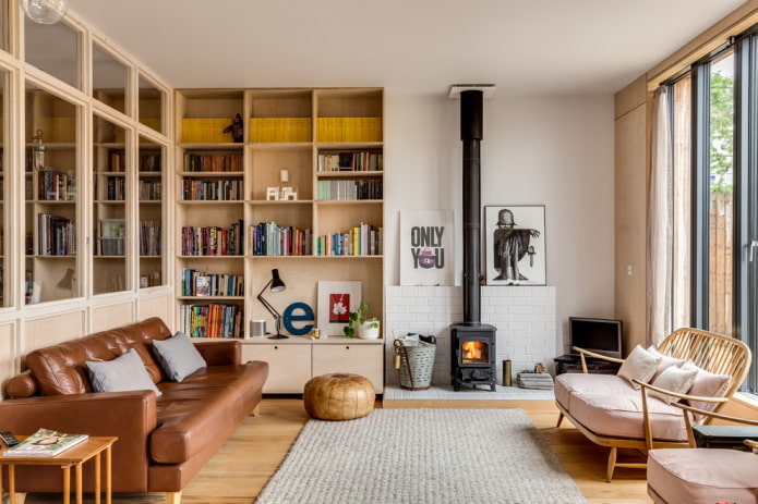 Muebles de estilo nórdico para el salón