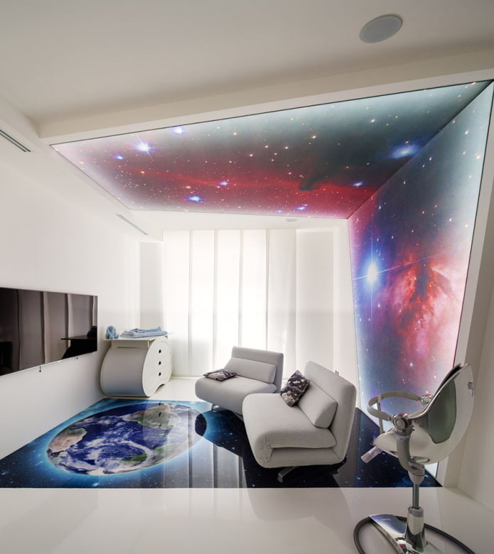 Espacio en la sala de estar