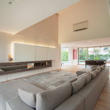 Sala de estar de estilo tecnológico-3