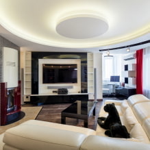 Sala de estar de estilo tecnológico-1