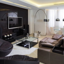 Sala de estar de estilo tecnológico-6