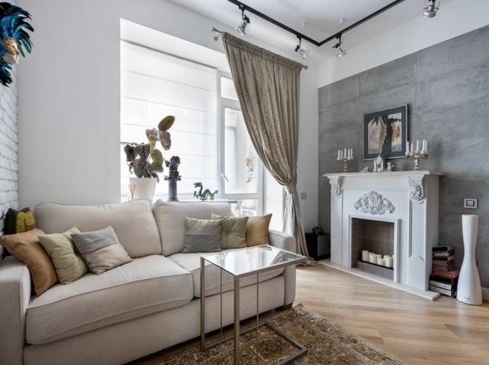 Loft en tonos blancos