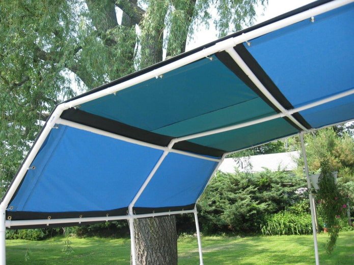 toldo de tubos