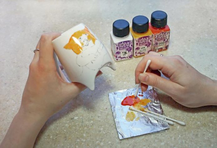 Pintar una taza