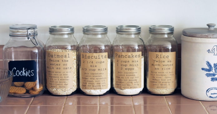 Etiquetas de cocina
