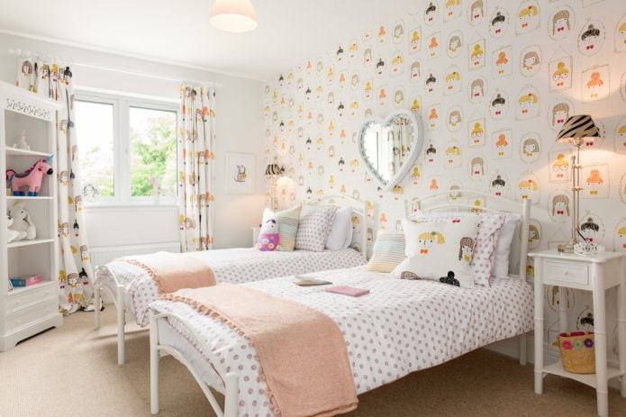 habitación para dos niñas