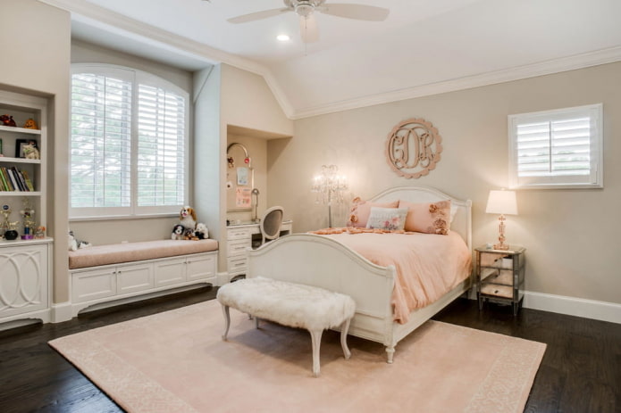 Habitación infantil elegante para niña