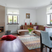 ¿Cómo diseñar el interior de una sala de estar en una casa particular? - 2
