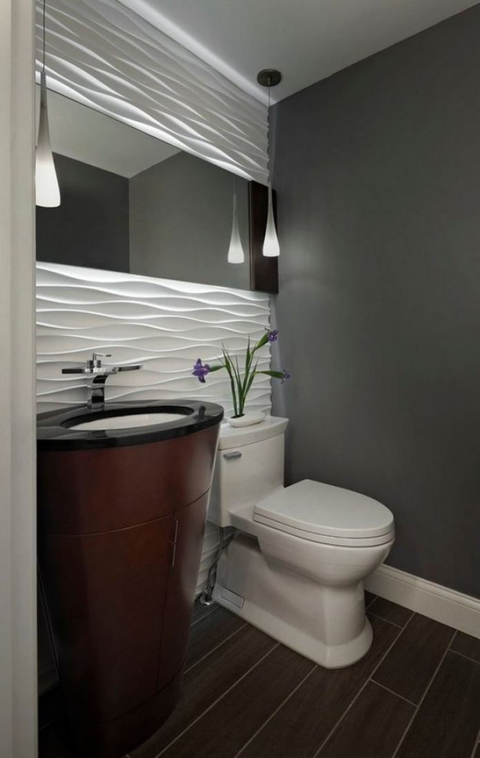Azulejos en el suelo del baño