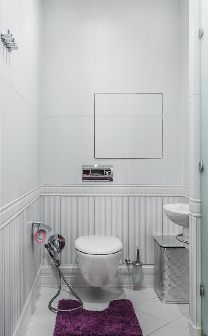 baño en tonos blancos