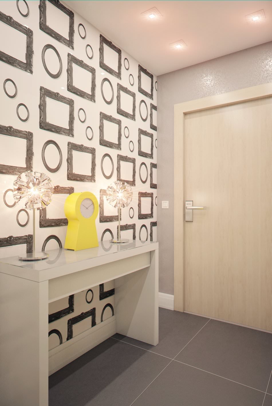 interior de un pequeño estudio de 28 m2.