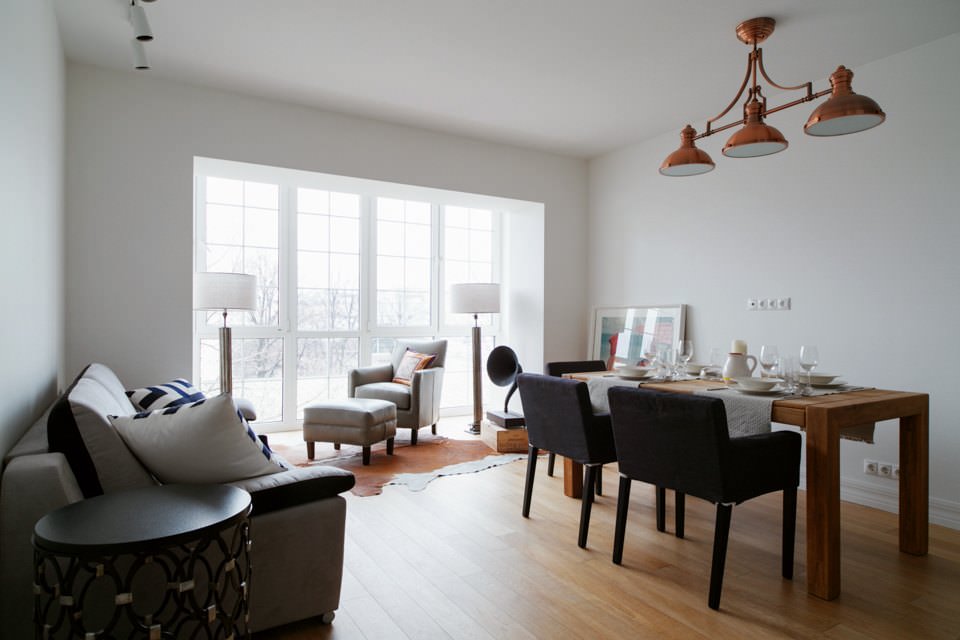 apartamento de tres habitaciones de 57 m².