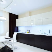 Interior en tonos blanco y negro: características de diseño, 60 fotos-1