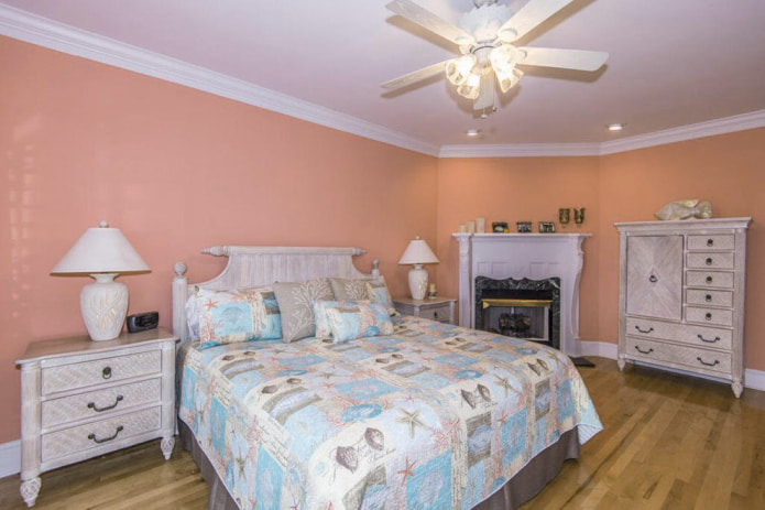 dormitorio de estilo marinero