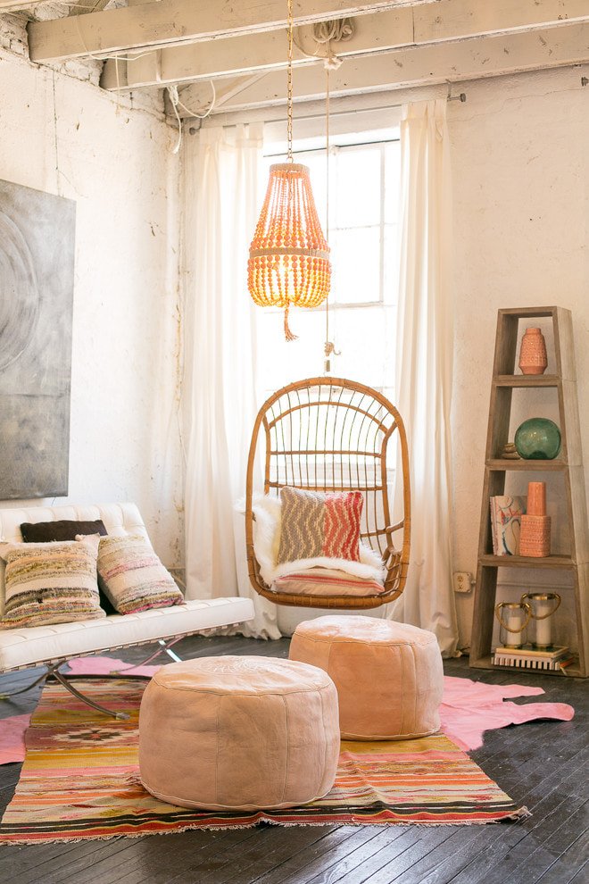 decoración color melocotón