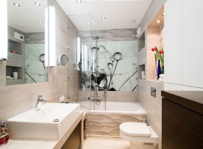 interior de baño de estilo moderno