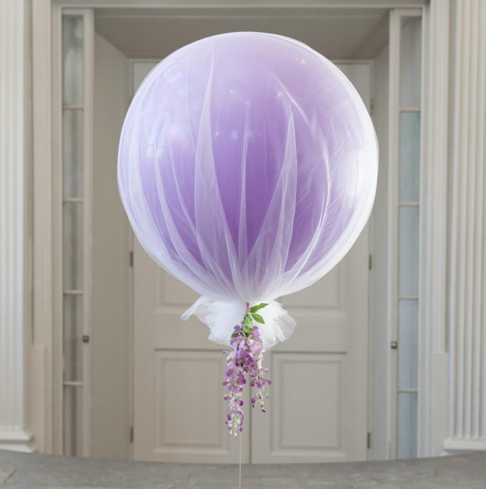 Globo con tul