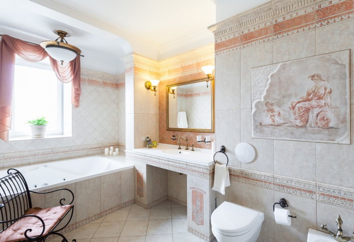 baño de estilo italiano