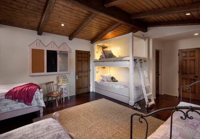 Diseño de habitación infantil de estilo italiano