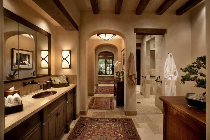 Estilo italiano en el baño
