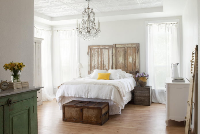 dormitorio de estilo provenzal