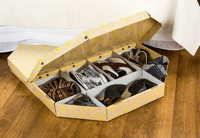 cajas para guardar zapatos