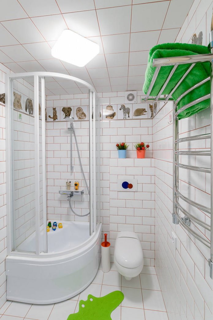 baño blanco