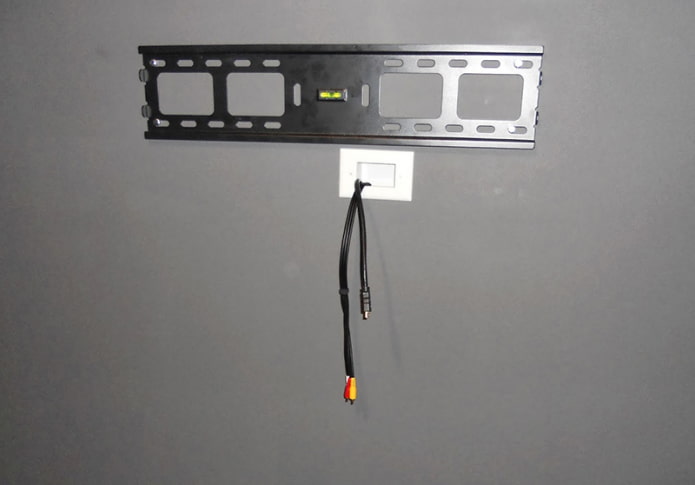 Oculta los cables en la pared