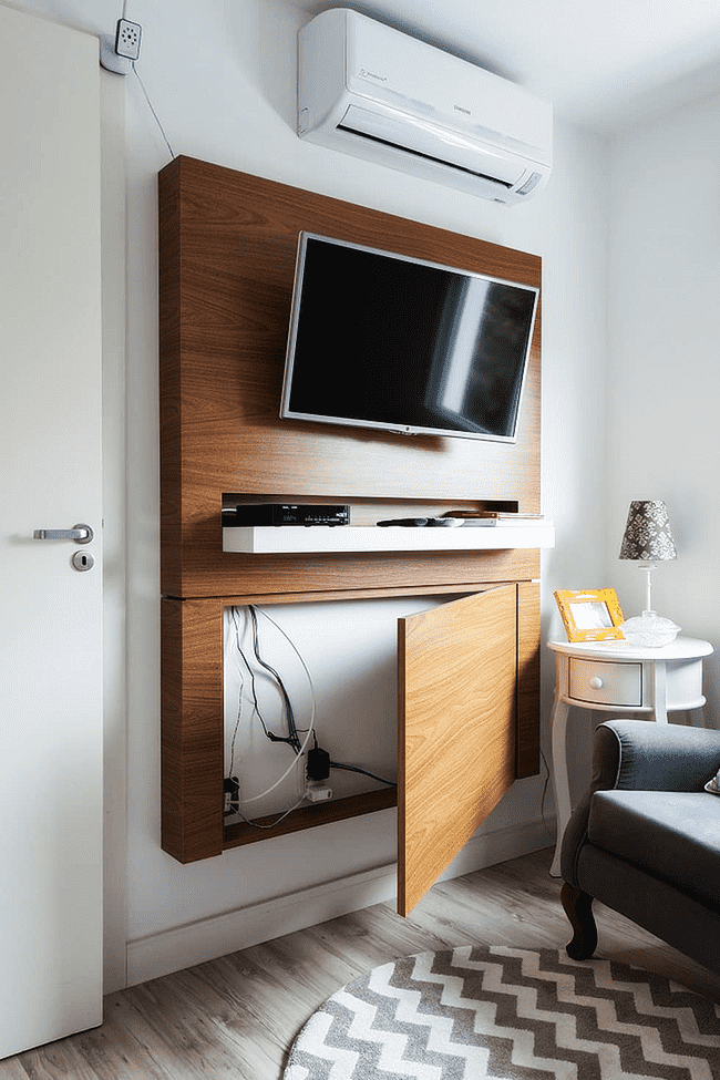 Ocultar cables en los muebles