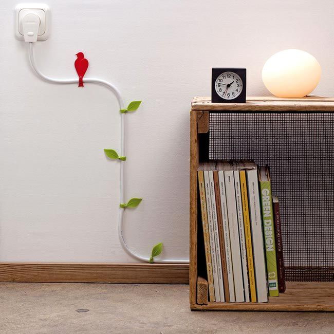decorating wires from a TV