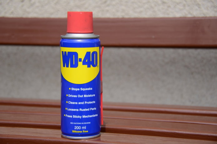 WD-40 contra arañazos