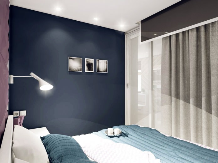 diseño de dormitorio 7,43 m2.