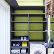 Un gran ejemplo de cómo organizar una cocina-salón, dormitorio, habitación infantil y vestidor en 44 metros-1