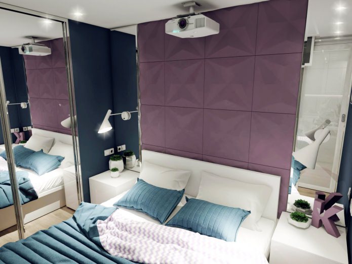 Diseño de un dormitorio de 7,43 m².