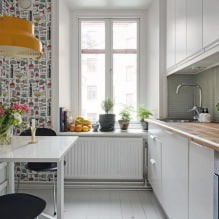 ¿Cómo elegir papel tapiz para una cocina pequeña?-15