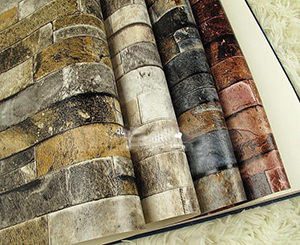 Papel pintado de piedra