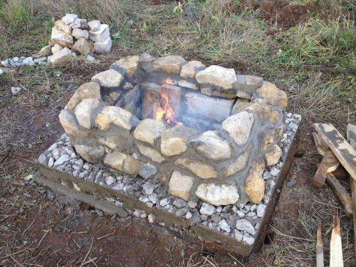 barbacoa de piedra
