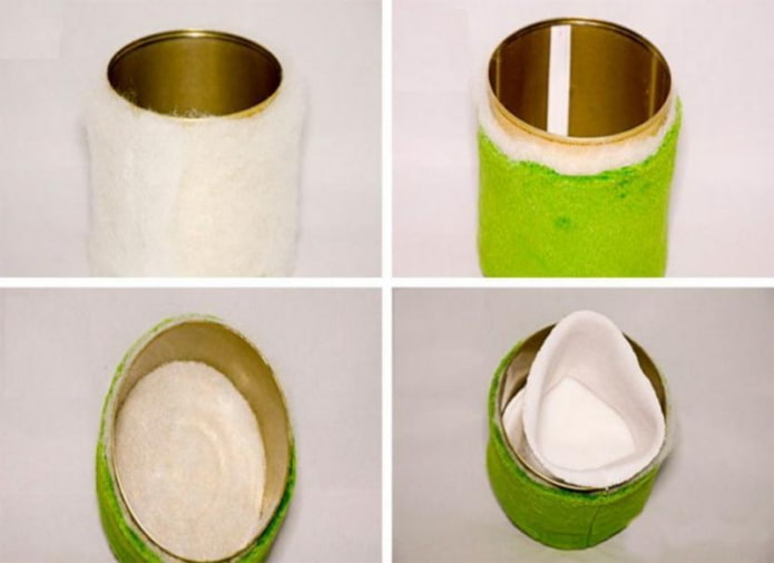 Etapas de la fabricación de un estuche
