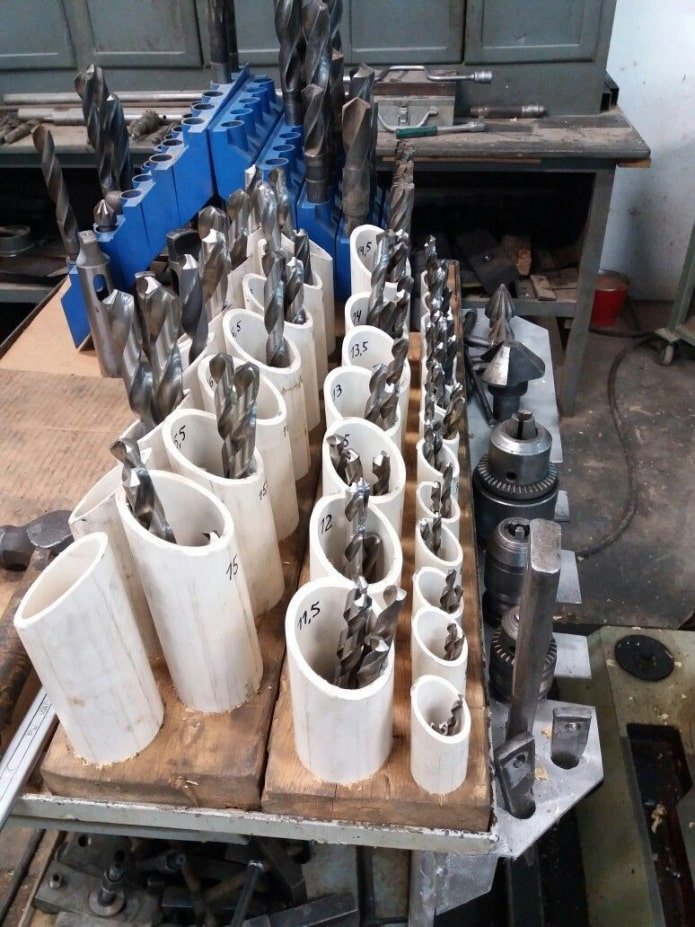 Organizador de tuberías de PVC