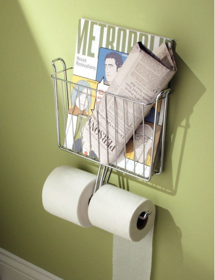 Portarevistas y porta rollo de papel higiénico