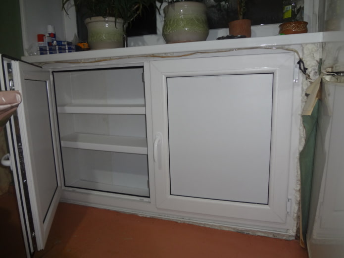 Refrigerador khrushchevki de plástico