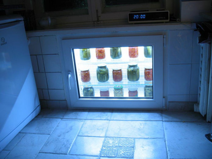barra bajo la ventana