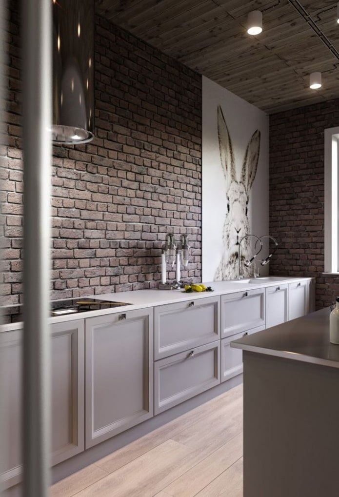 cocina gris