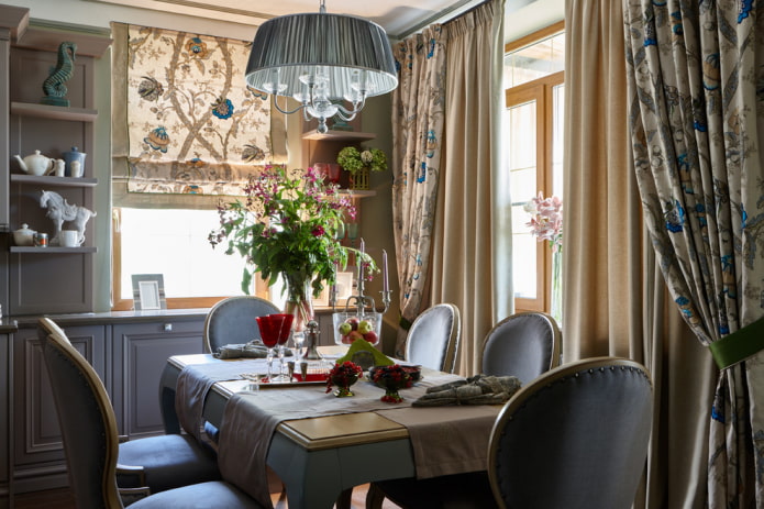 Cortinas en la cocina