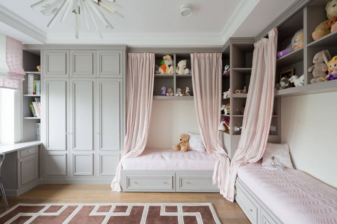amueblar un dormitorio para dos niñas