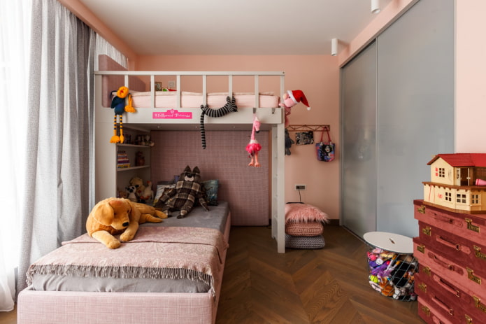 amueblar un dormitorio para dos niñas