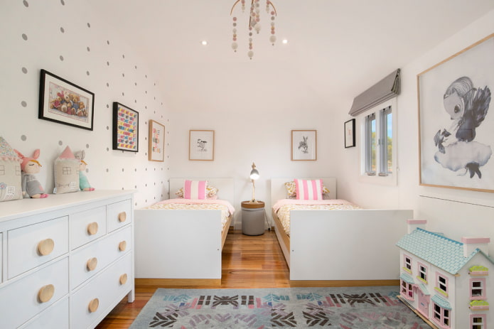 amueblar un dormitorio para dos niñas