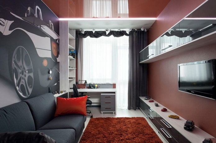 Decoración de dormitorio para un adolescente