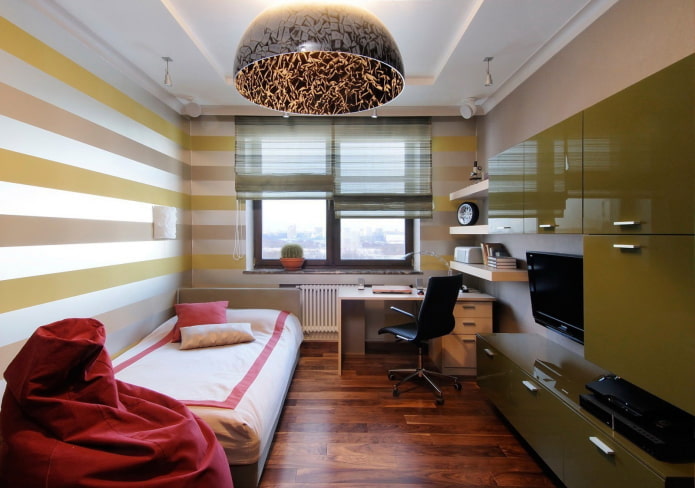 Decoración de dormitorio para un adolescente